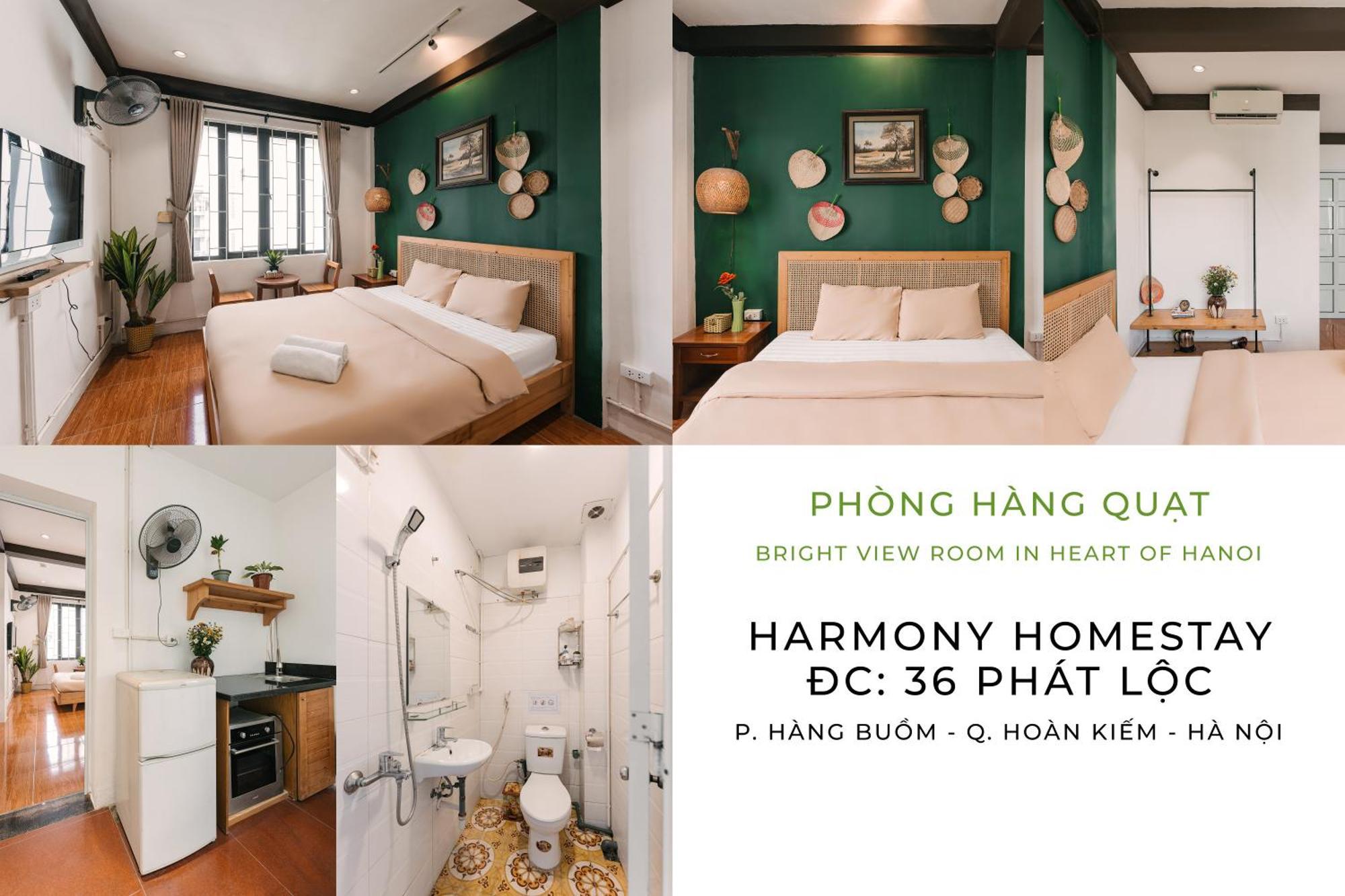 Harmony Homestay - Hanoi Homestay In Old Quarter Eksteriør billede