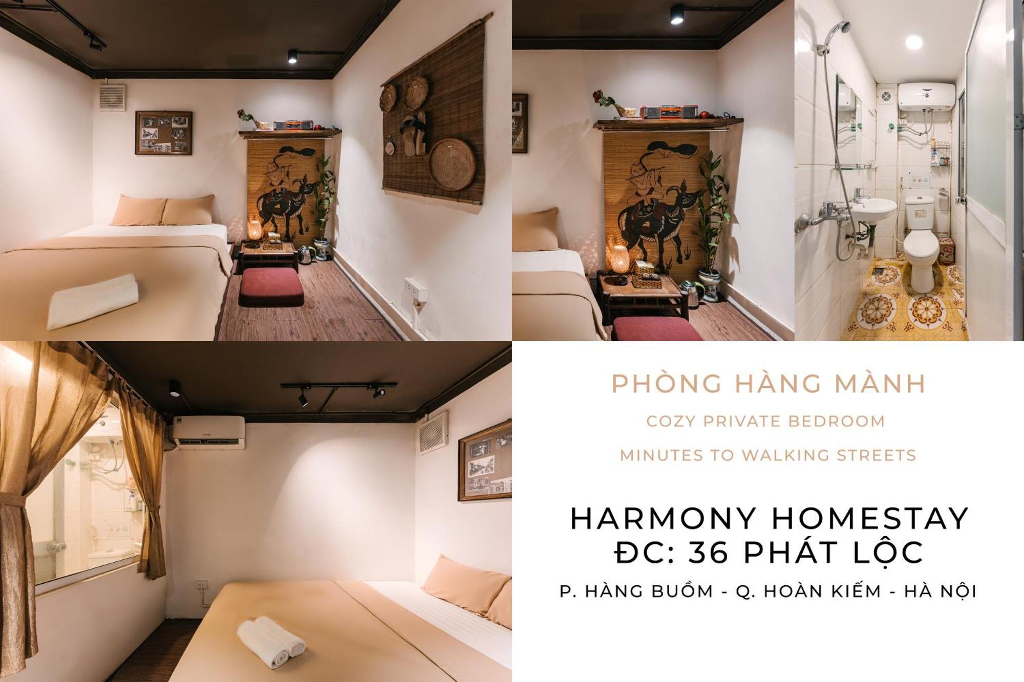 Harmony Homestay - Hanoi Homestay In Old Quarter Eksteriør billede