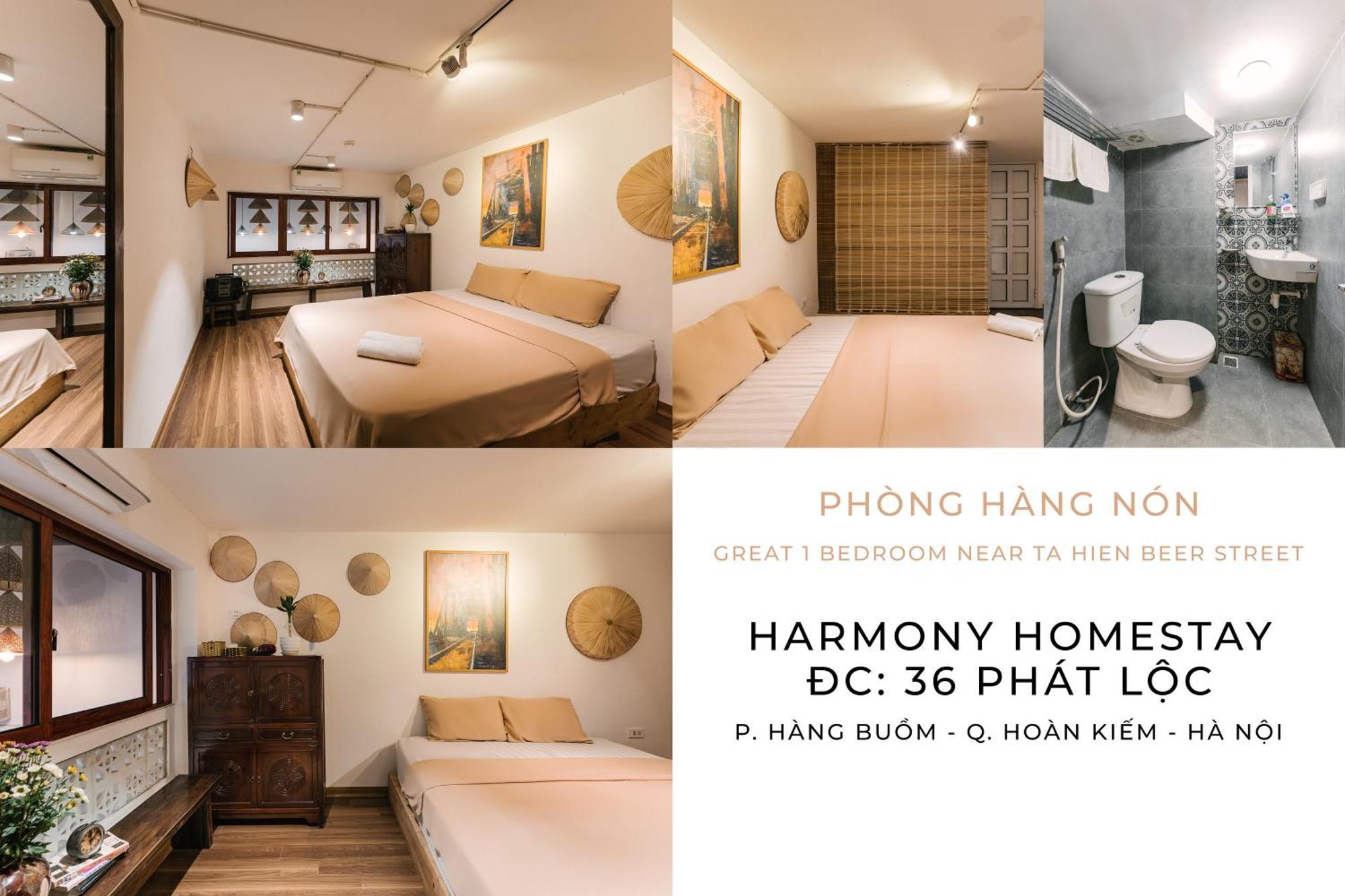 Harmony Homestay - Hanoi Homestay In Old Quarter Eksteriør billede