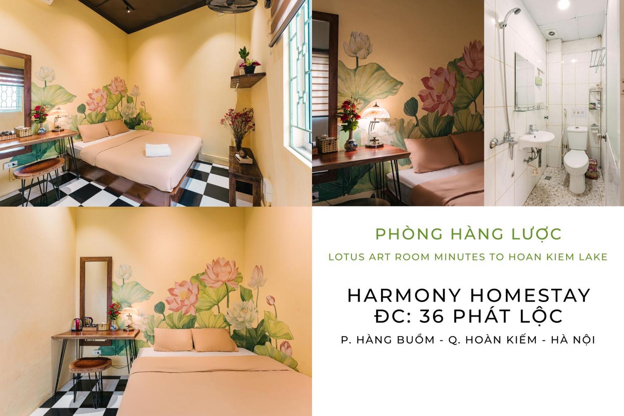 Harmony Homestay - Hanoi Homestay In Old Quarter Eksteriør billede